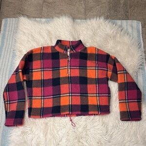 Womens American Eagle Outfitters 3/4 zip fleece